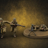 World War 2 Japanese LMG Teams Miniature for Dungeons and Dragons, Pathfinder or other TTRPGs
