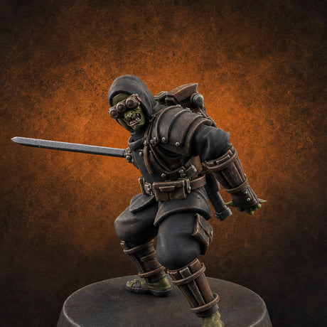 Weird War Japanese Ninja Soldiers B — painted concept preview (miniature supplied unpainted)