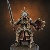 The Unseeing Holy Paladin Order A — painted concept preview (miniature supplied unpainted)