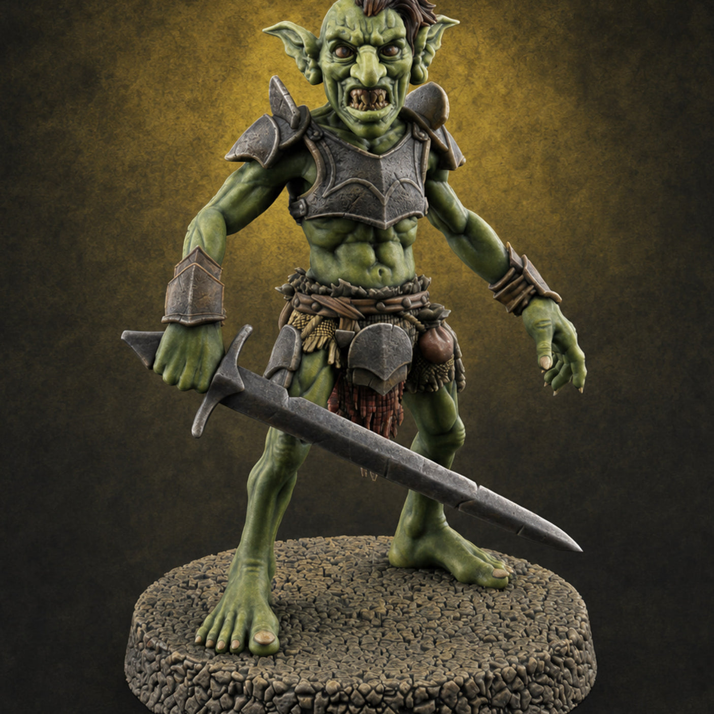 Raiding Rabble Goblin Raider A Miniature for Dungeons and Dragons, Pathfinder or other TTRPGs