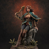 Heartstring Strumming Human Bard Miniature for Dungeons and Dragons, Pathfinder or other TTRPGs