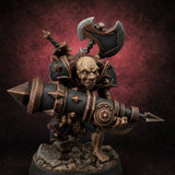 Disfigured Human Carriers A — painted concept preview (miniature supplied unpainted)
