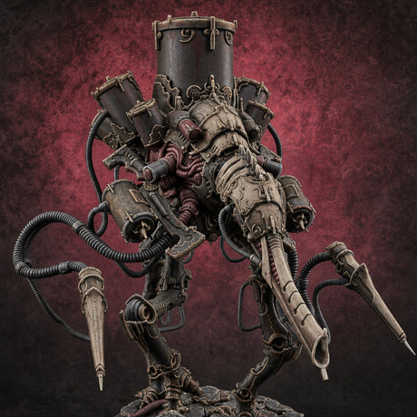 Tower Topped Tentacled Corpse Fleet Collectors B — painted concept preview (miniature supplied unpainted)