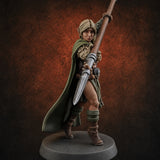 Spear Warden Elf Warriors F Miniature for Dungeons and Dragons, Pathfinder or other TTRPGs