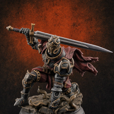 Trio Of Blades Animated Armor Knights B Miniature for Dungeons and Dragons, Pathfinder or other TTRPGs
