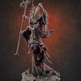 Robes Trailing Lich Shaman C — painted concept preview (miniature supplied unpainted)