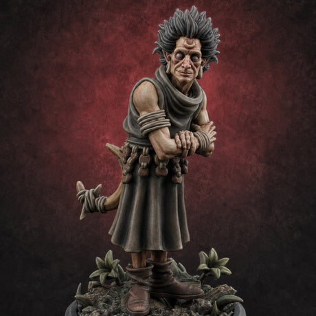 Whispering Wickedness Human Cultist A Miniature for Dungeons and Dragons, Pathfinder or other TTRPGs