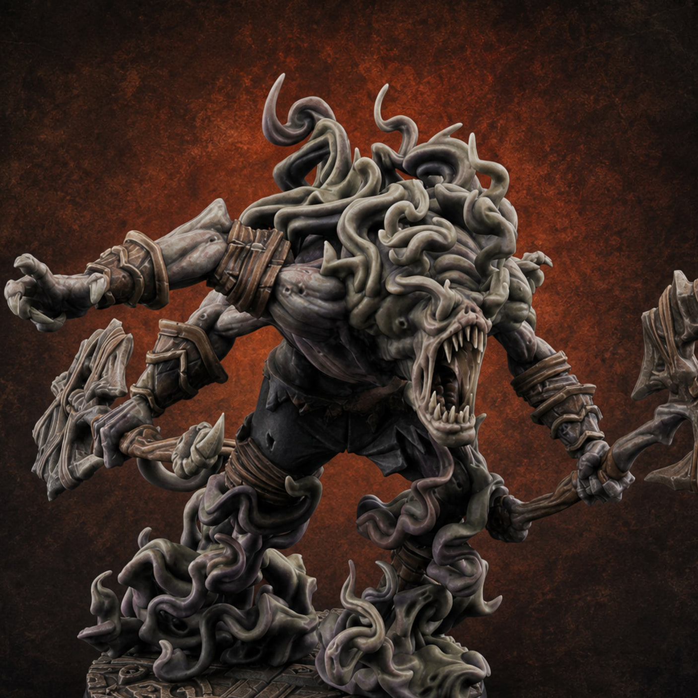 Writhing With Hunger Aberration Specter — painted concept preview (miniature supplied unpainted)