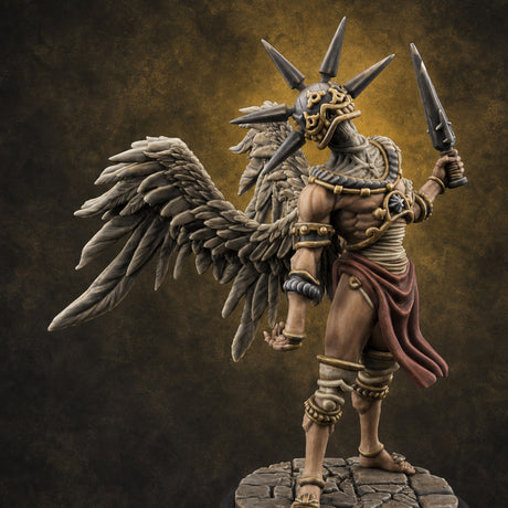 Staff Bearing Angel Priest A Miniature for Dungeons and Dragons, Pathfinder or other TTRPGs