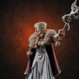 Frost Conjuring Winter Tsarina Miniature for Dungeons and Dragons, Pathfinder or other TTRPGs