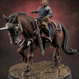 Regal Rider Commanding Noble Miniature for Dungeons and Dragons, Pathfinder or other TTRPGs