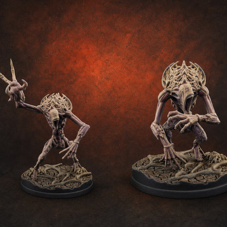 Horns Held High Star Spawn Seers Miniature for Dungeons and Dragons, Pathfinder or other TTRPGs