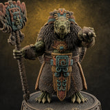 The Skull Shell Tribe K — painted concept preview (miniature supplied unpainted)