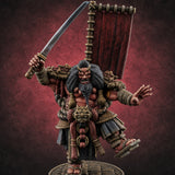Turned Townsfolk Oni Fighters B — painted concept preview (miniature supplied unpainted)