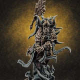 Coiling Upward Wrathful Revenant — painted concept preview (miniature supplied unpainted)