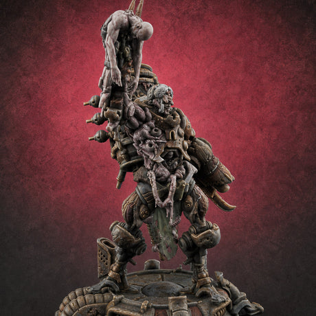 Junk Hoarding Necrolinked Wight A Miniature for Dungeons and Dragons, Pathfinder or other TTRPGs