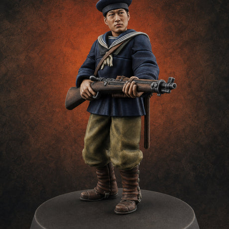 Weird War Japanese Aiming Riflemen I — painted concept preview (miniature supplied unpainted)