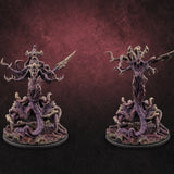 Tendrils Spreading Wide Illithid Matriarchs — painted concept preview (miniature supplied unpainted)
