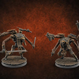 Multi Armed Slashing Automaton Warriors Miniature for Dungeons and Dragons, Pathfinder or other TTRPGs