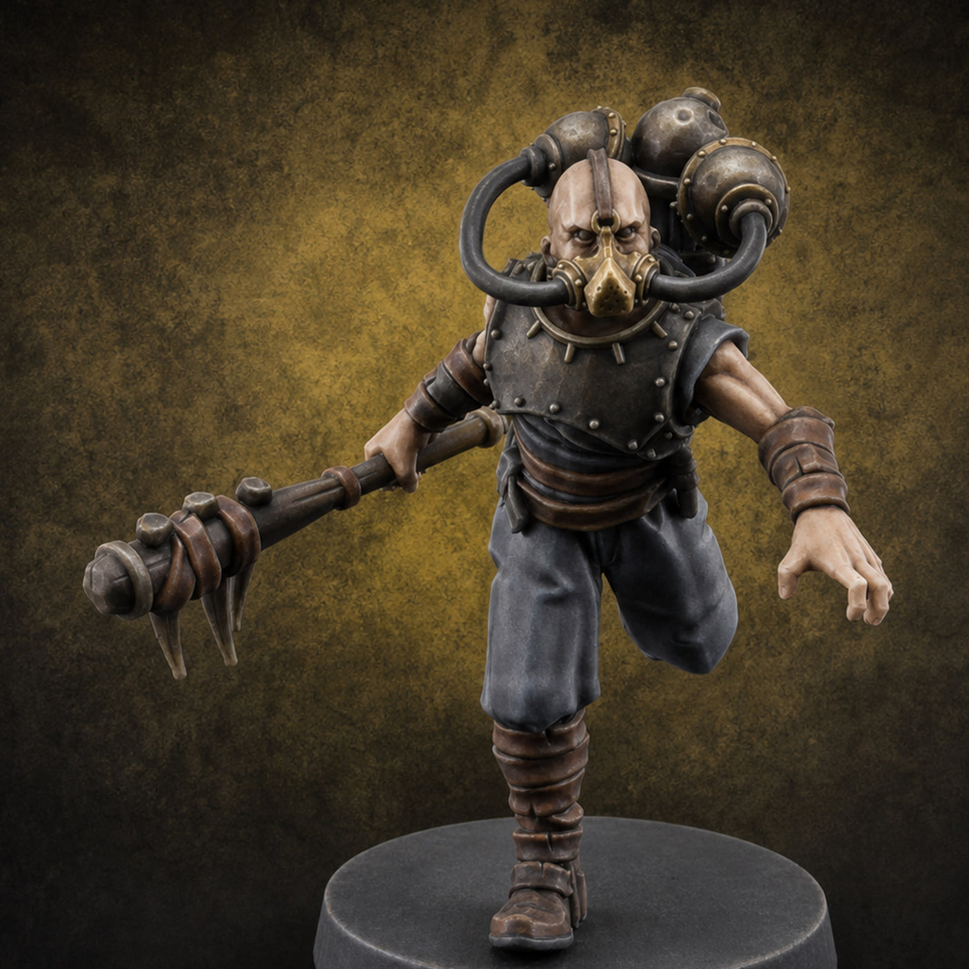 Enhanced Human Artificers D — painted concept preview (miniature supplied unpainted)