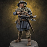 Shouldering The Load Human Crossbowwomen E — painted concept preview (miniature supplied unpainted)