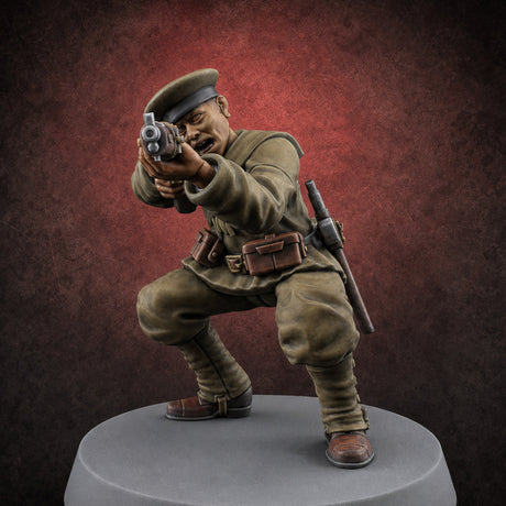 Weird War Japanese Aiming Riflemen A — painted concept preview (miniature supplied unpainted)