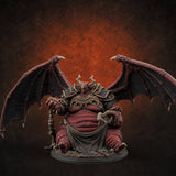 Wings Spread Wide Demon Lord Miniature for Dungeons and Dragons, Pathfinder or other TTRPGs