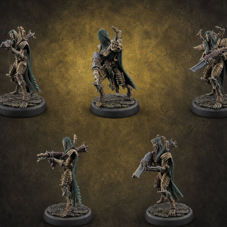 Weapons Bristling Elite Corpse Fleet Infantry — painted concept preview (miniature supplied unpainted)