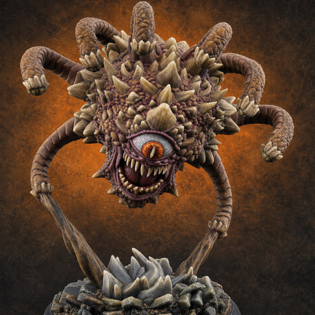 Crystal Bursting Beholder Tyrant Miniature for Dungeons and Dragons, Pathfinder or other TTRPGs