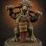 The Skull Shell Tribe I — painted concept preview (miniature supplied unpainted)