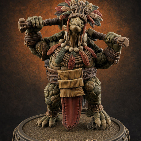 The Skull Shell Tribe I — painted concept preview (miniature supplied unpainted)