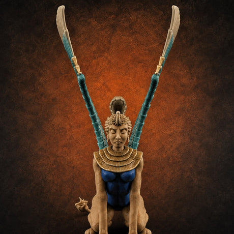 Talons Raised High Sphinx Miniature for Dungeons and Dragons, Pathfinder or other TTRPGs
