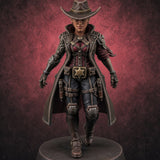 Stepping Into Town Space Sheriff Miniature for Dungeons and Dragons, Pathfinder or other TTRPGs