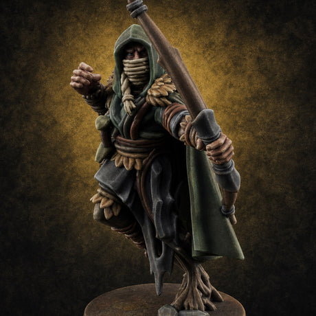 Hooded Bandit Crew Human Bandit C Miniature for Dungeons and Dragons, Pathfinder or other TTRPGs
