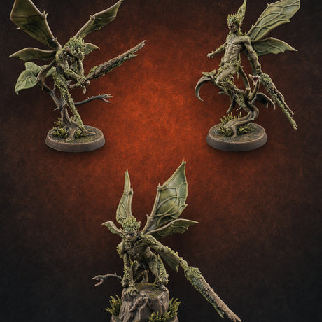 Zipping Around Sprite Thorn Knights Miniature for Dungeons and Dragons, Pathfinder or other TTRPGs