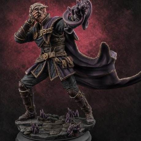Blinded by the Light Elf Warlock Miniature for Dungeons and Dragons, Pathfinder or other TTRPGs