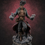 Storm Smoke Channelling Human Monk — painted concept preview (miniature supplied unpainted)