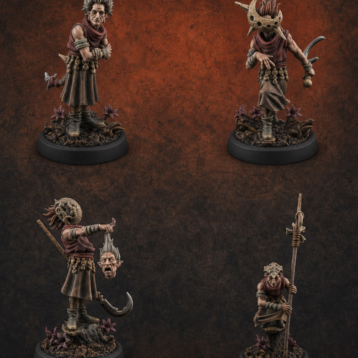 Whispering Wickedness Human Cultist Miniature for Dungeons and Dragons, Pathfinder or other TTRPGs