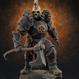 Skull Power Armored Space Warriors A — painted concept preview (miniature supplied unpainted)