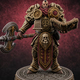 The Unseeing Holy Paladin Order E — painted concept preview (miniature supplied unpainted)