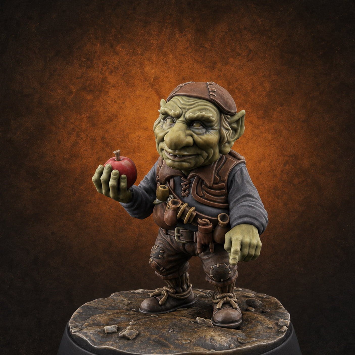 Palming The Orb Goblin Rogue Miniature for Dungeons and Dragons, Pathfinder or other TTRPGs