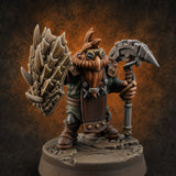 Smoke Venting Dwarf Gadgeteer G Miniature for Dungeons and Dragons, Pathfinder or other TTRPGs
