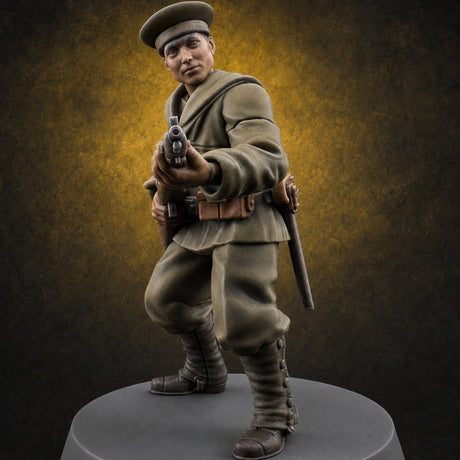 Weird War Japanese Aiming Riflemen E — painted concept preview (miniature supplied unpainted)