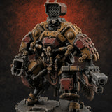 Junkyard Stomping Necrolinked Mech C Miniature for Dungeons and Dragons, Pathfinder or other TTRPGs