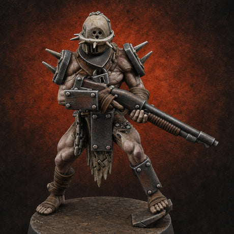 Rifle Levelling Ragged Wretched Marauder B — painted concept preview (miniature supplied unpainted)