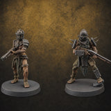 Rifle Levelling Ragged Wretched Marauders — painted concept preview (miniature supplied unpainted)