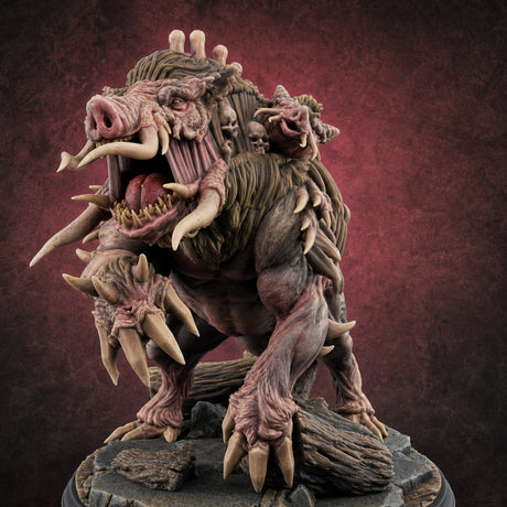 Many Headed Claws Raking Bulezau — painted concept preview (miniature supplied unpainted)