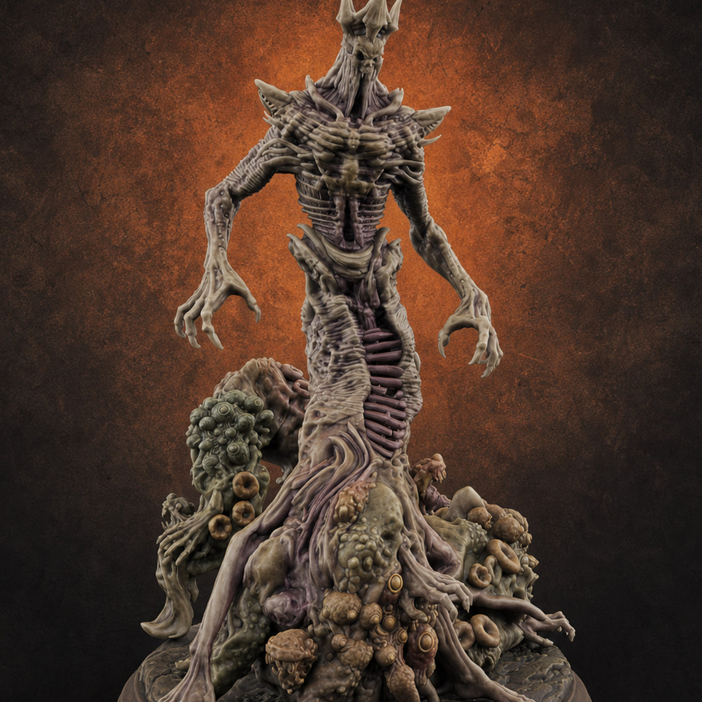Rising From Corruption Undead Lich Miniature for Dungeons and Dragons, Pathfinder or other TTRPGs