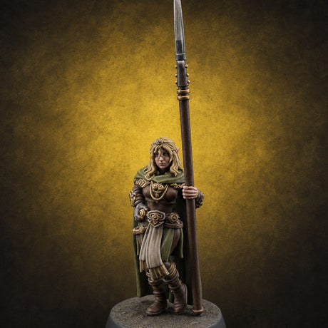 Spear Warden Elf Warriors C Miniature for Dungeons and Dragons, Pathfinder or other TTRPGs
