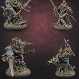 Barnacle Encrusted Dead Sailors Miniature for Dungeons and Dragons, Pathfinder or other TTRPGs
